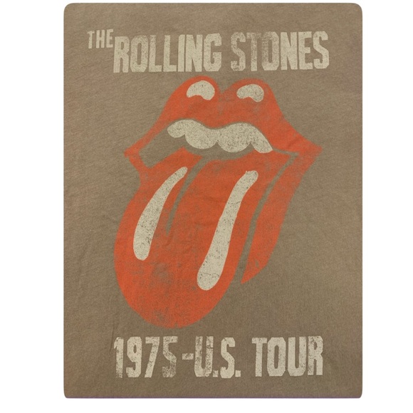 NWT ROLLING STONES 1975 US Tour Graphic T-Shirt - VINTAGE - Size Small - Picture 5 of 5